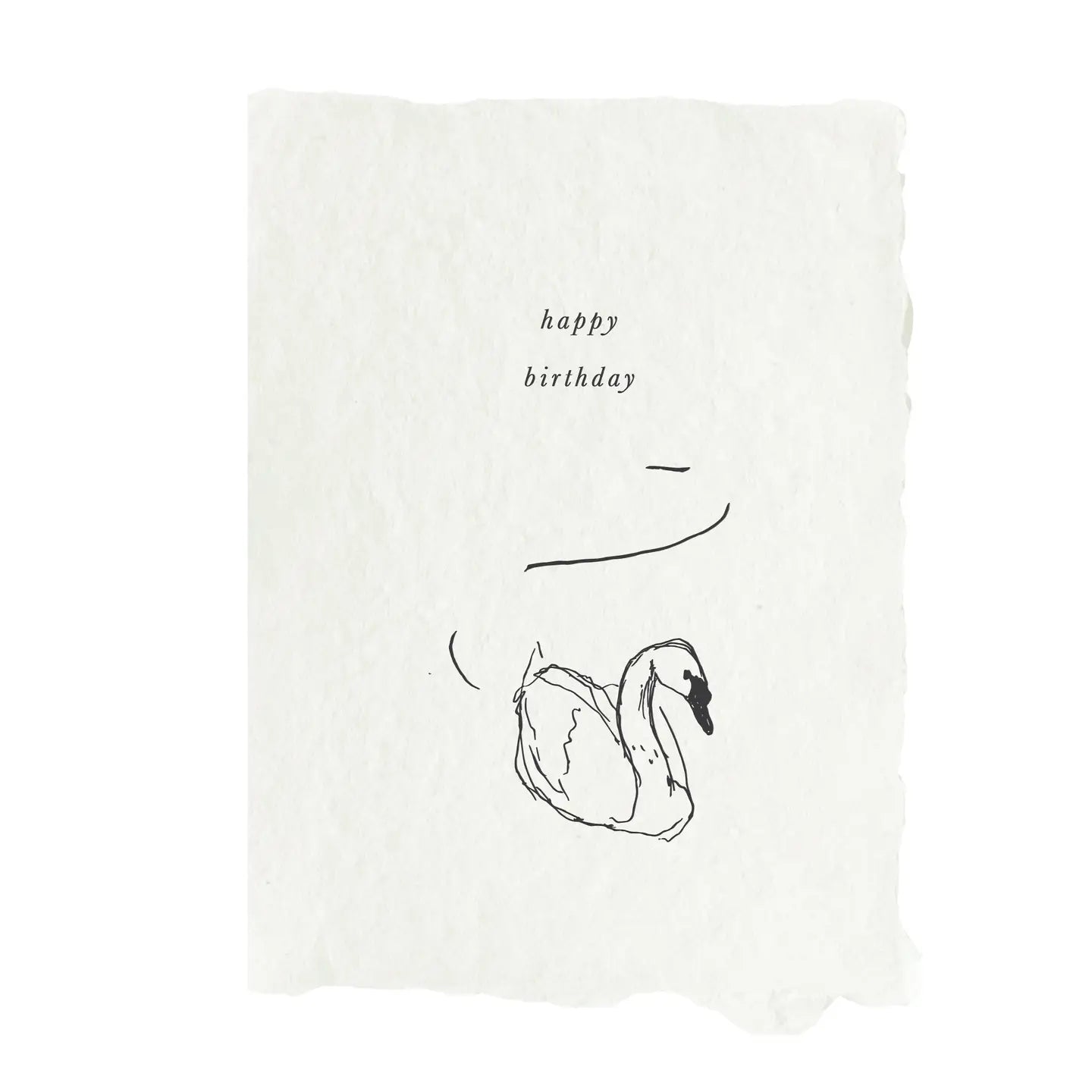 Birthday Swan Card - Spring Sweet