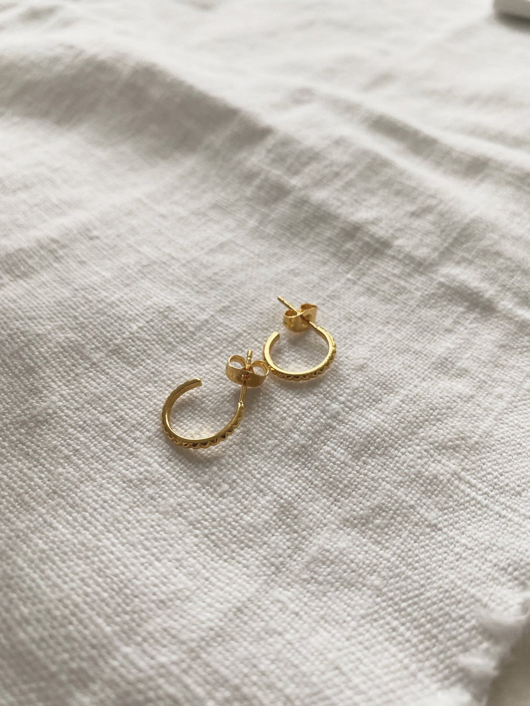 Bitty Spiked Hoops, Plated - Spring Sweet