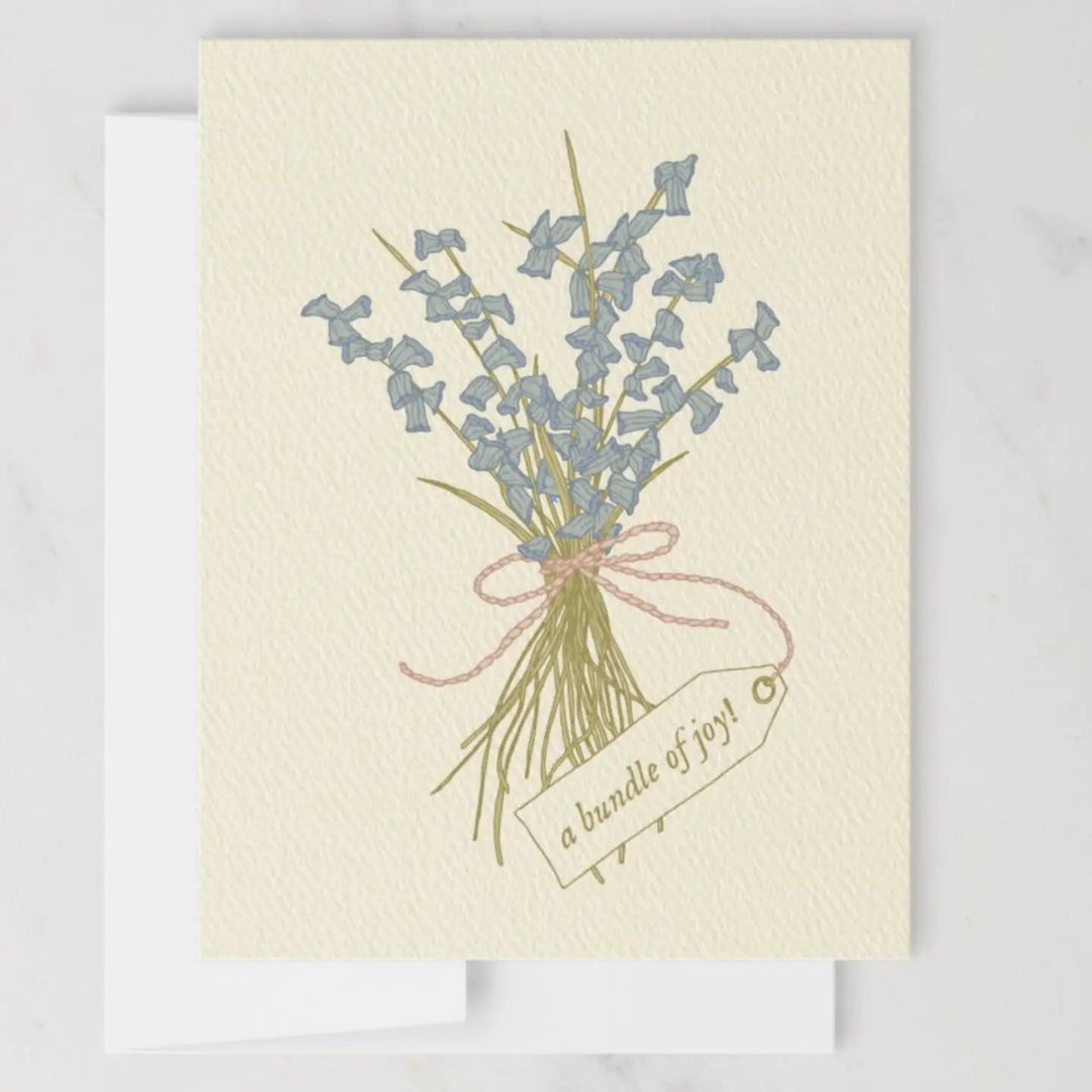 Bluebell Baby Card - Spring Sweet