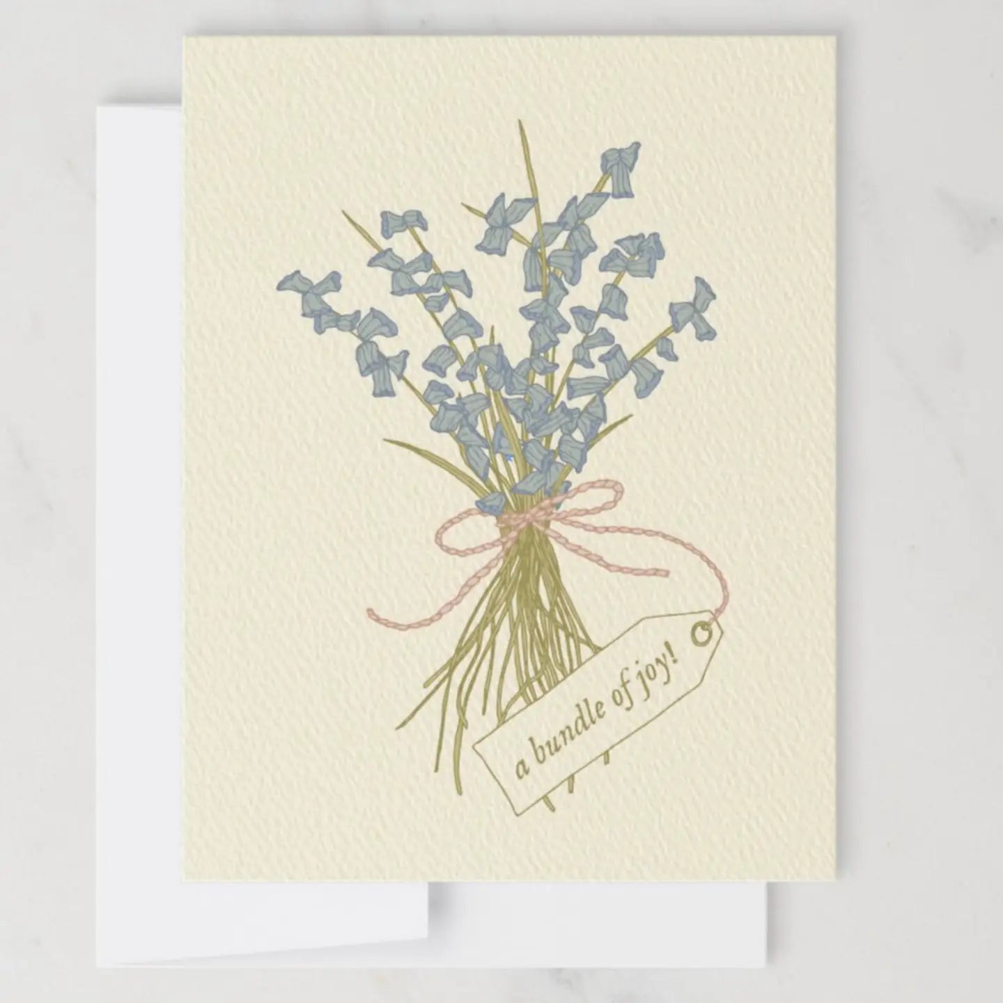 Bluebell Baby Card - Spring Sweet