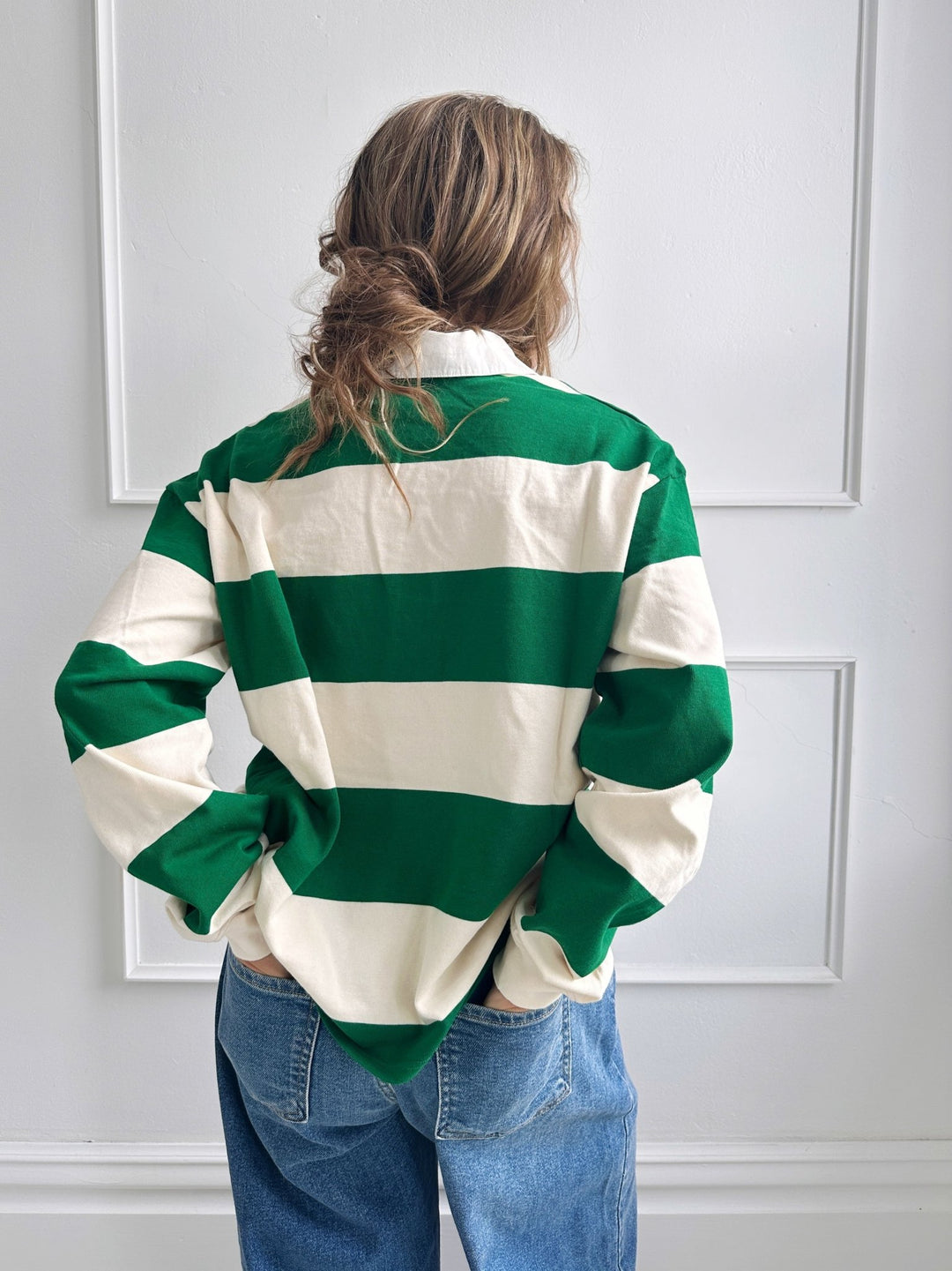 Bold Stripe Polo Shirt - Spring Sweet