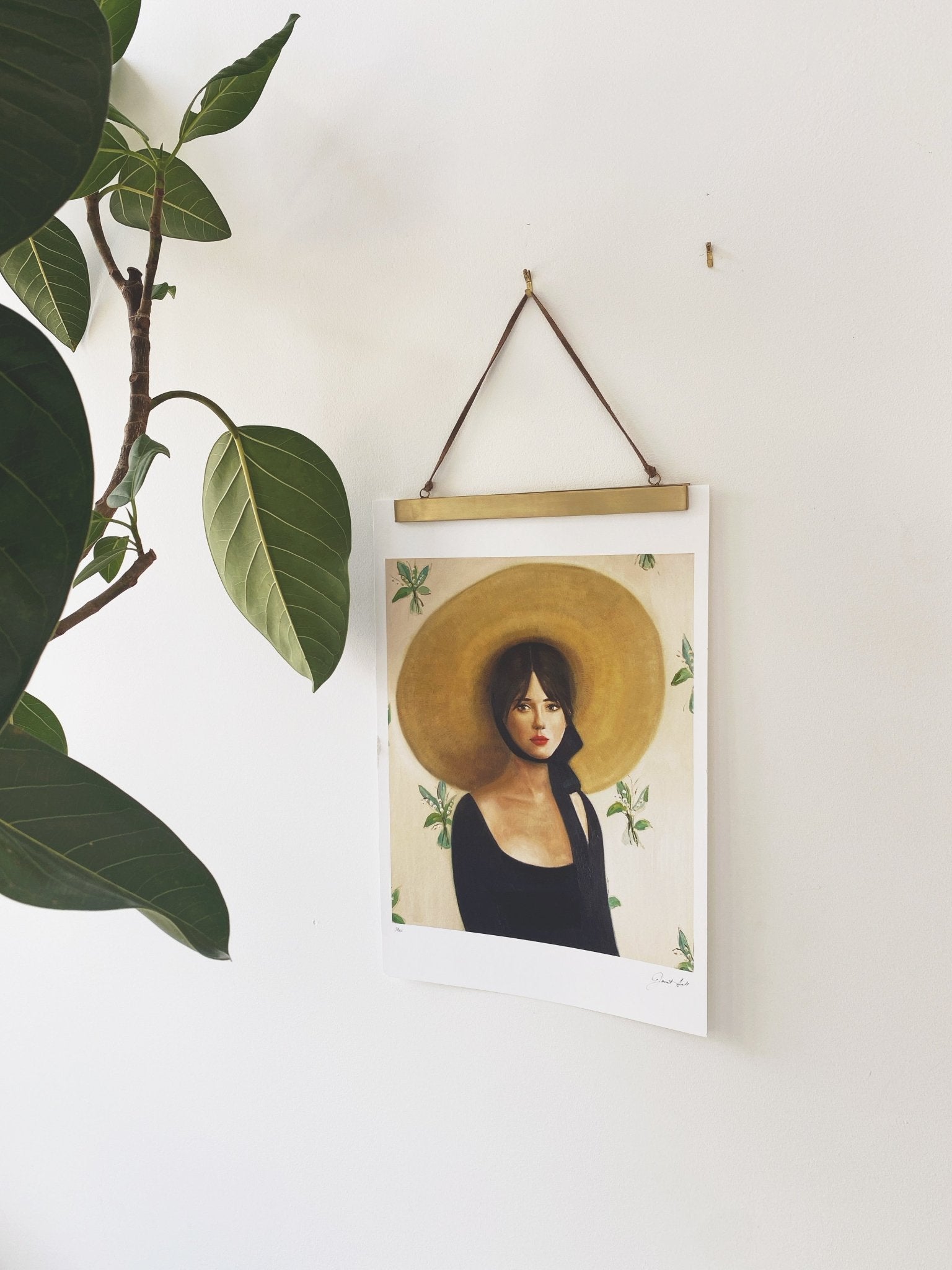 Brass Magnetic Strip Frame - Spring Sweet