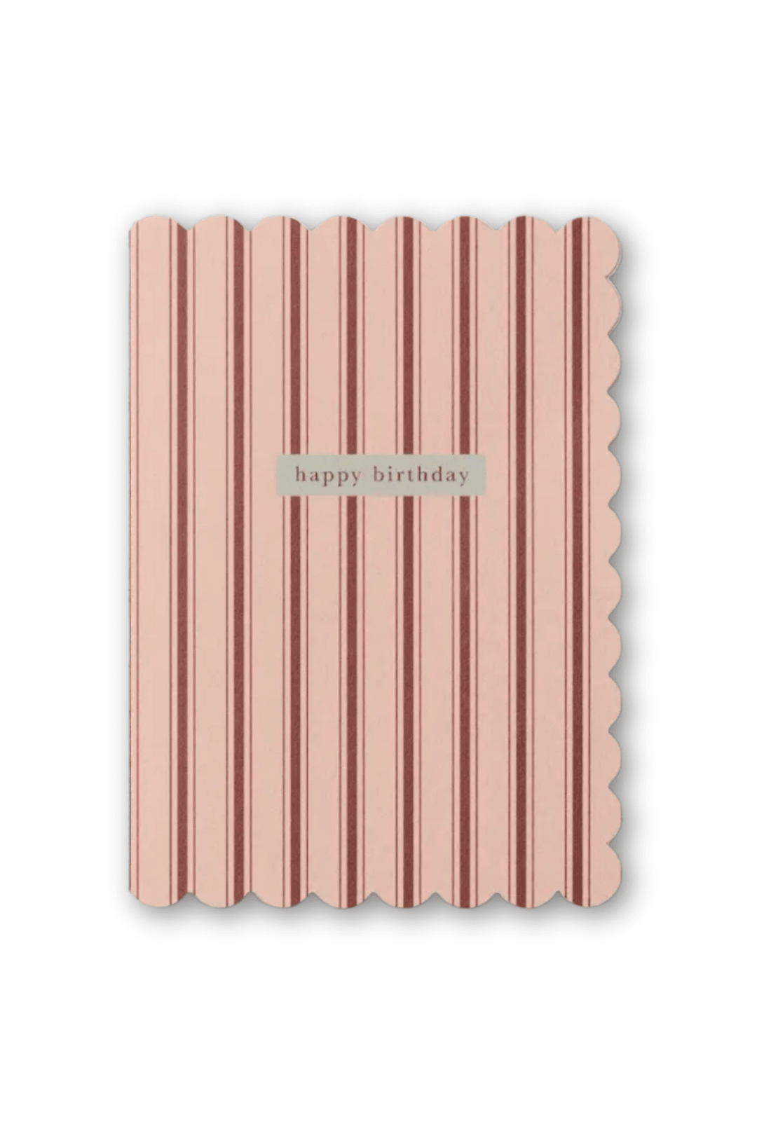 Burgundy Pink Bday Stripe - Spring Sweet