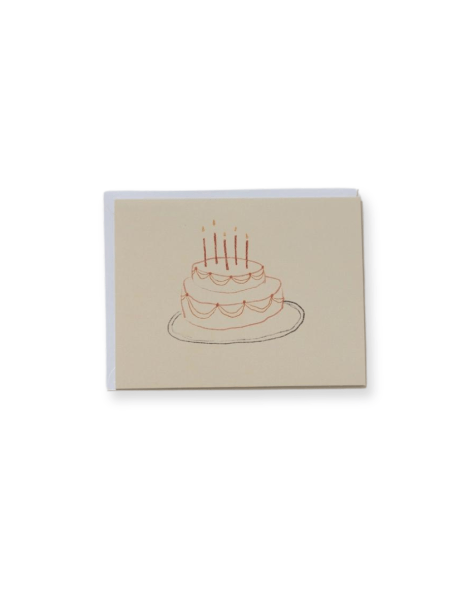 Cake Birthday Card - Spring Sweet