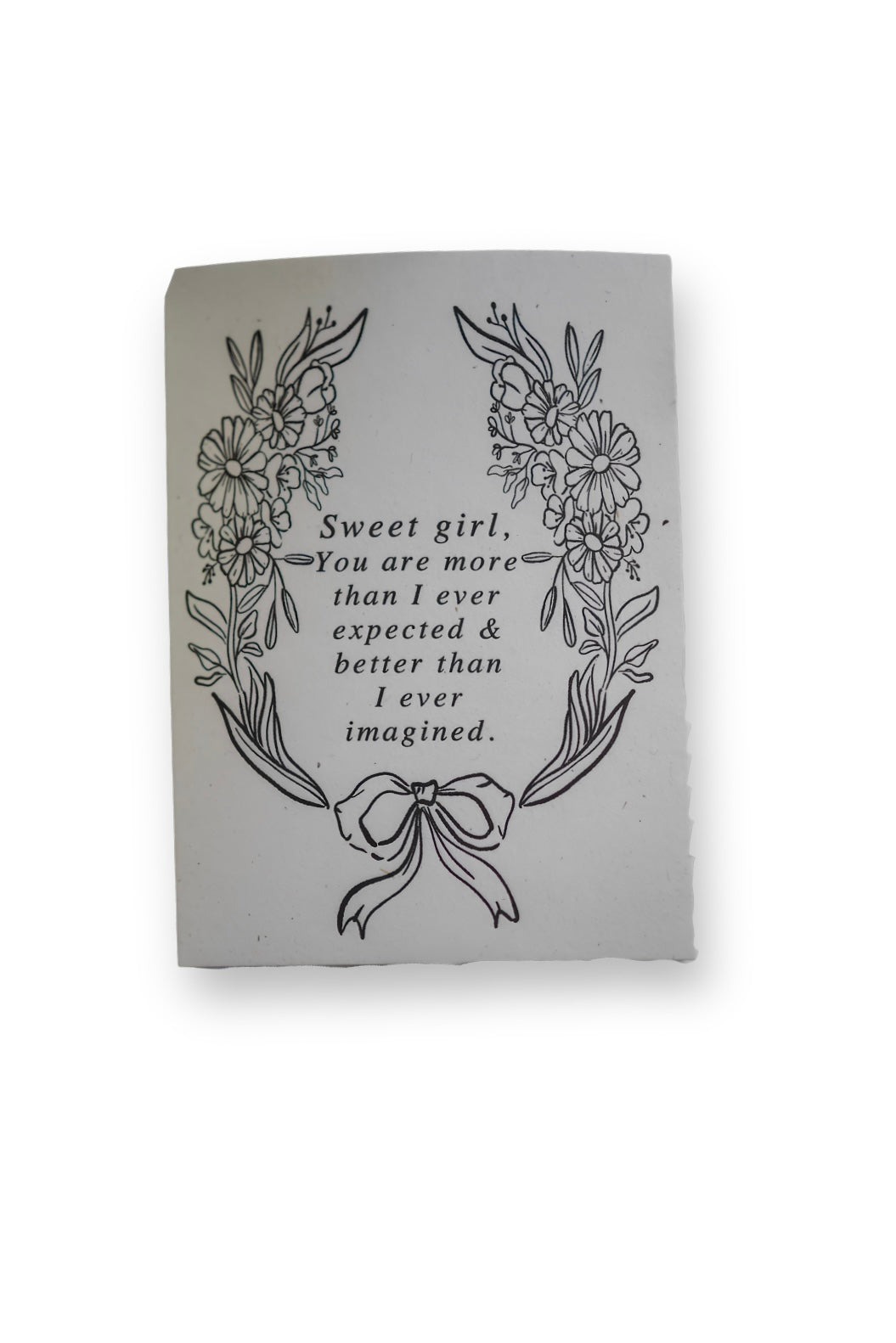 Sweet Girl Card