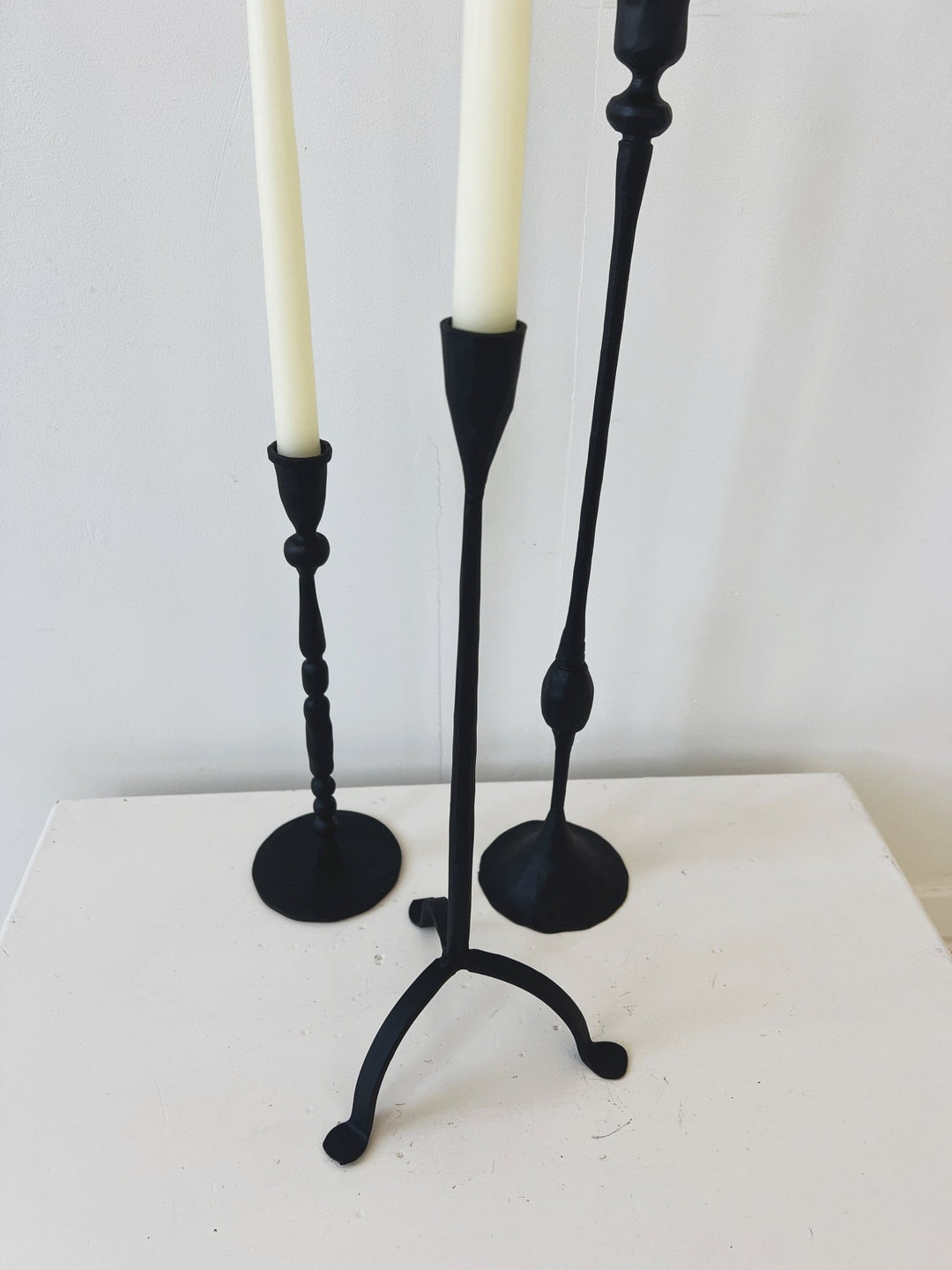 Cast Iron Footed Taper Holder - Spring Sweet
