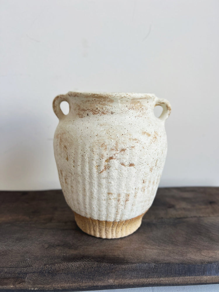 Ceramic Artisan Vase w/ Handles - Spring Sweet