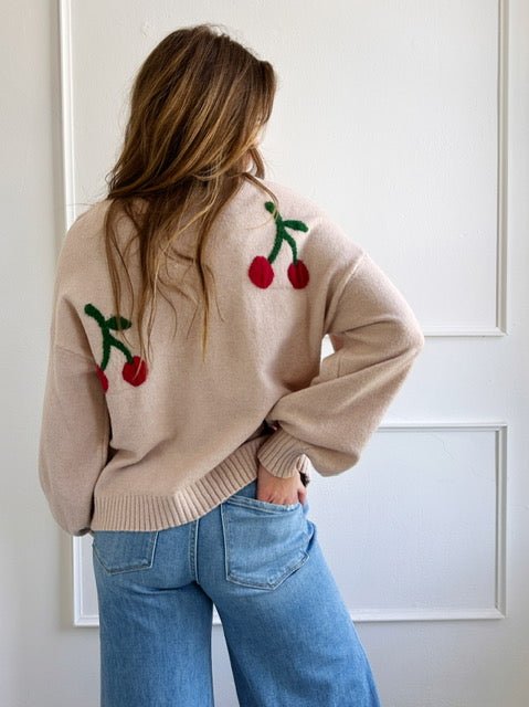 Cherries Sweater - Spring Sweet