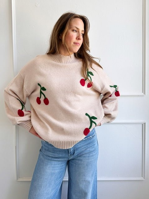 Cherries Sweater - Spring Sweet