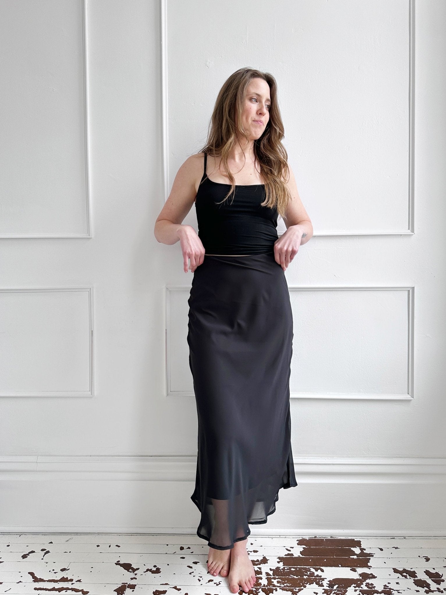 Chiffon Maxi Skirt - Spring Sweet