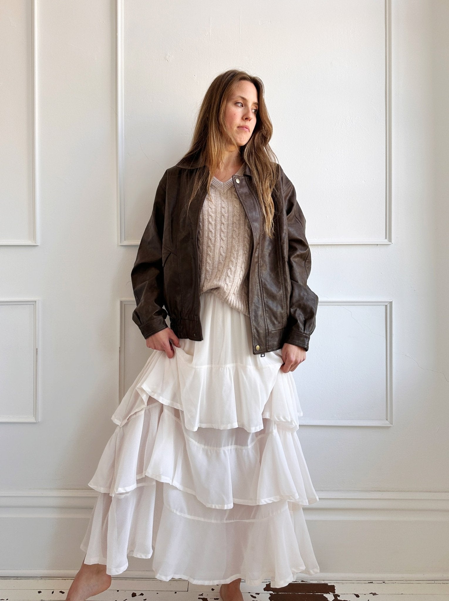 Chiffon Tiered Maxi Skirt - Spring Sweet