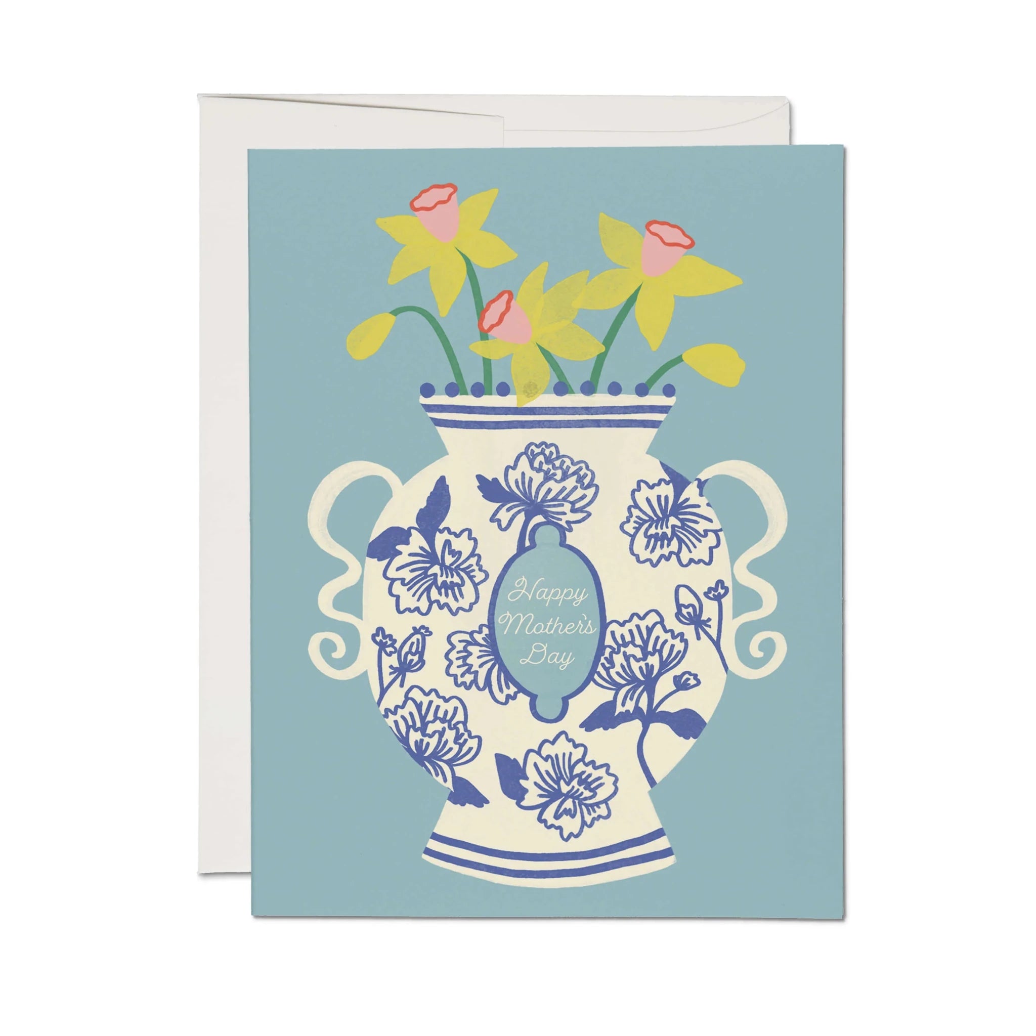 Chinoiserie Vase Card - Spring Sweet