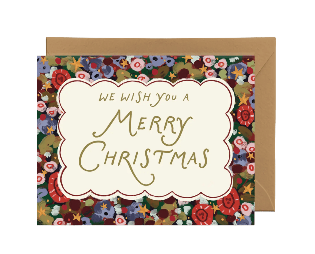 Christmas Florals Card - Spring Sweet