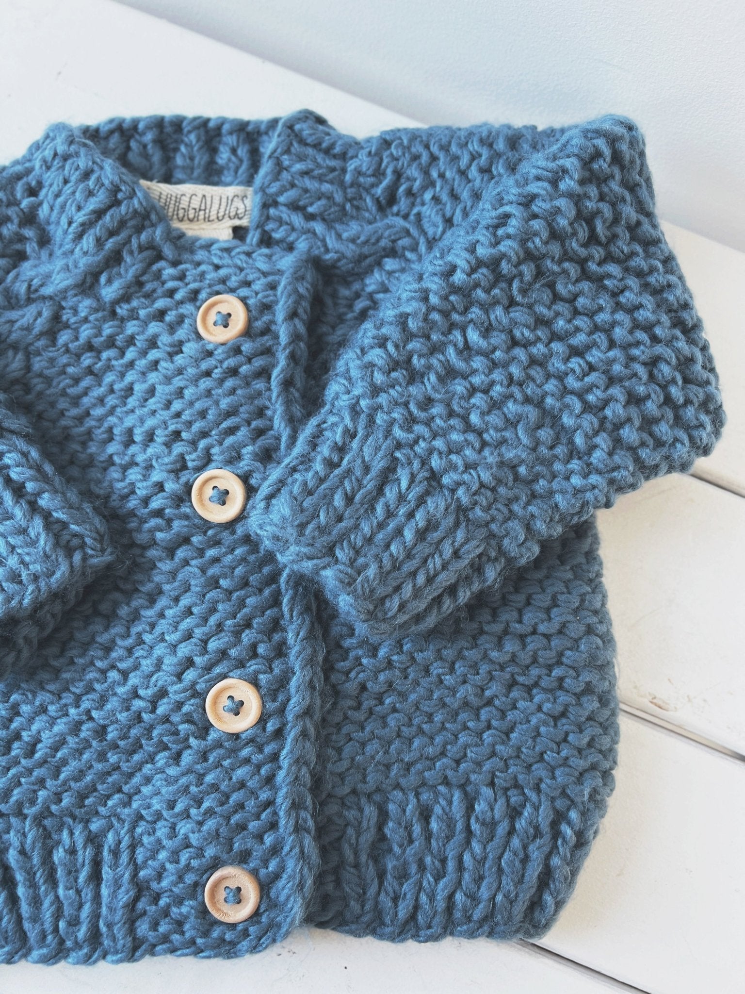 Chunky Knit Baby Cardigan - Spring Sweet