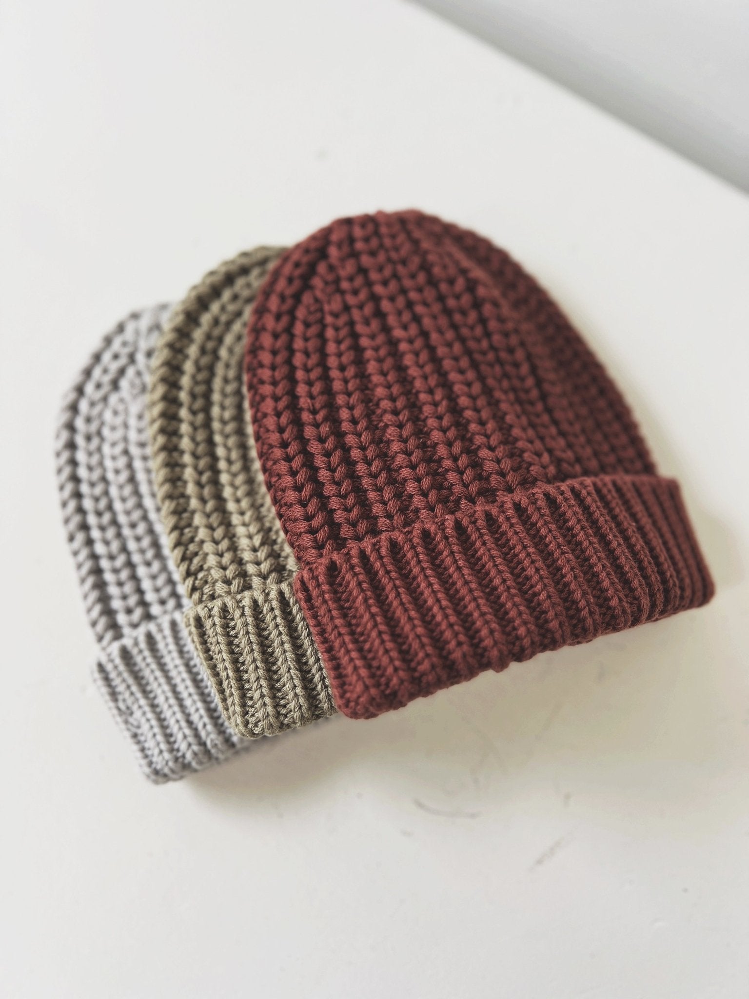 Chunky Knit Beanie - Spring Sweet