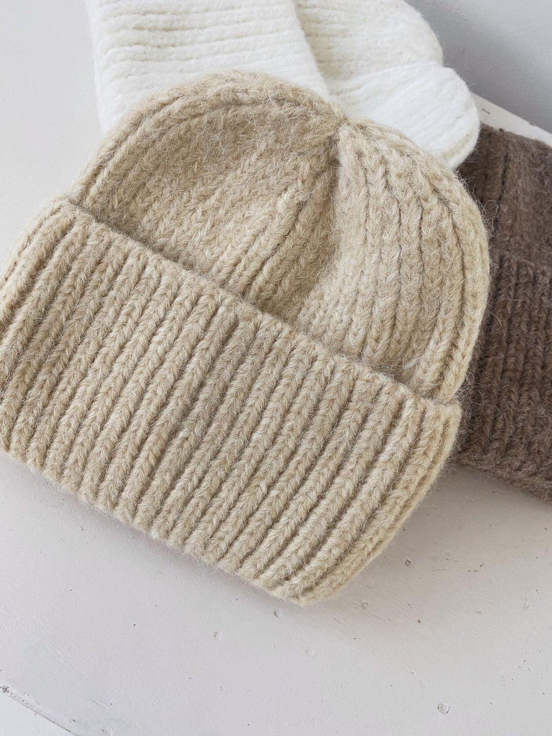 Chunky Knit Beanie - Spring Sweet