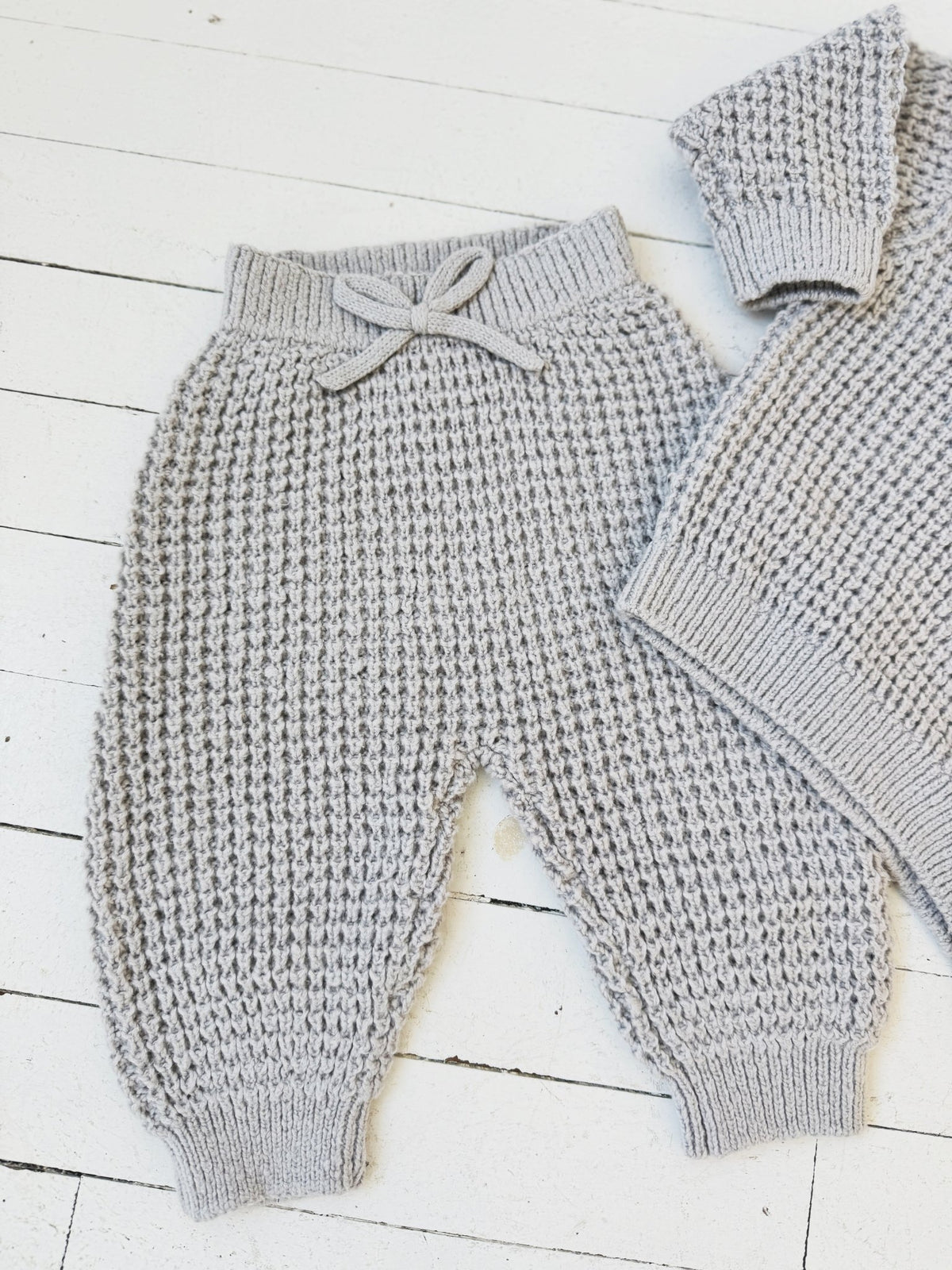 Chunky Knit Pant - Spring Sweet