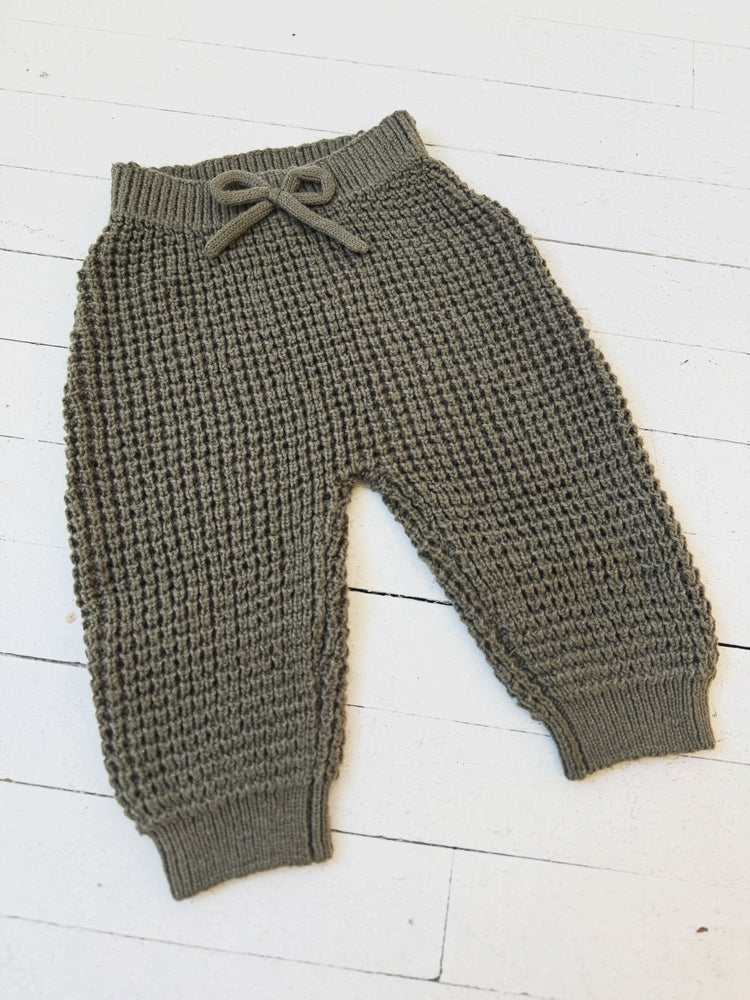 Chunky Knit Pant - Spring Sweet