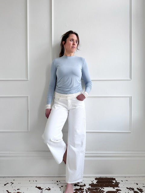 Cinched Layered Longsleeve Tee - Spring Sweet