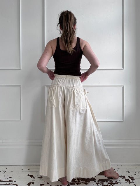 Cinched Wide - Leg Pants - Spring Sweet