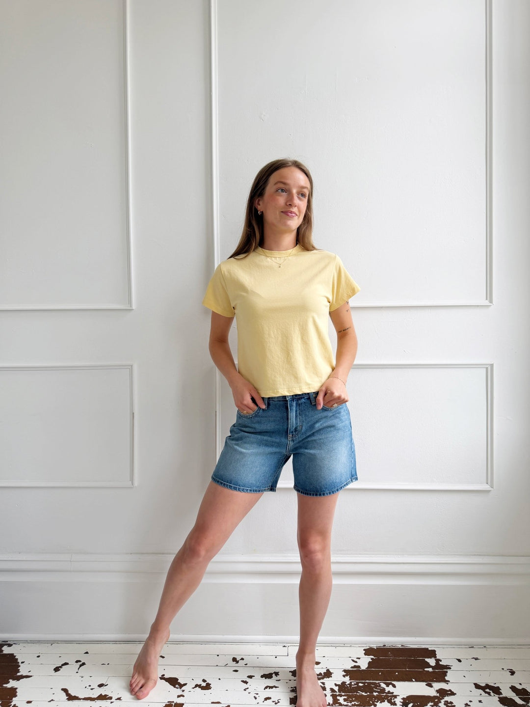 Classic Denim Short - Spring Sweet