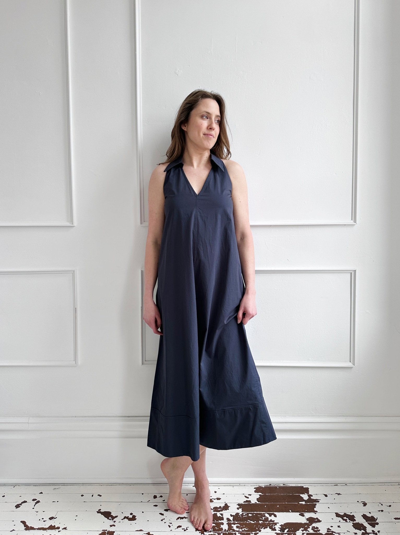 Collared Poplin Dress - Spring Sweet