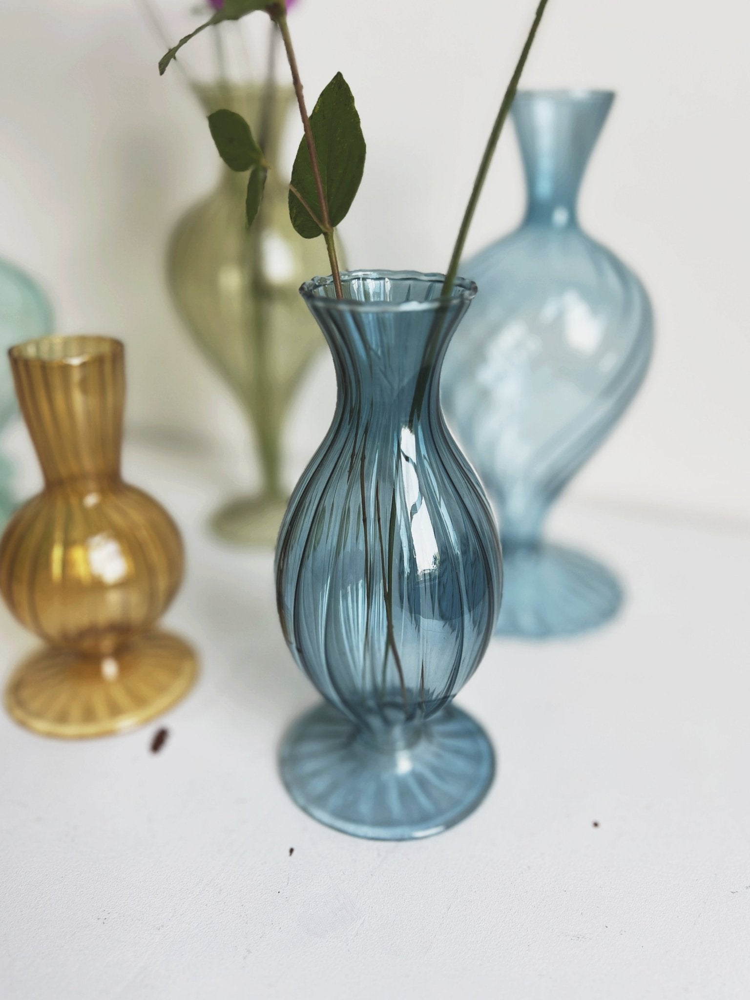 Colored Glass Vase - Spring Sweet