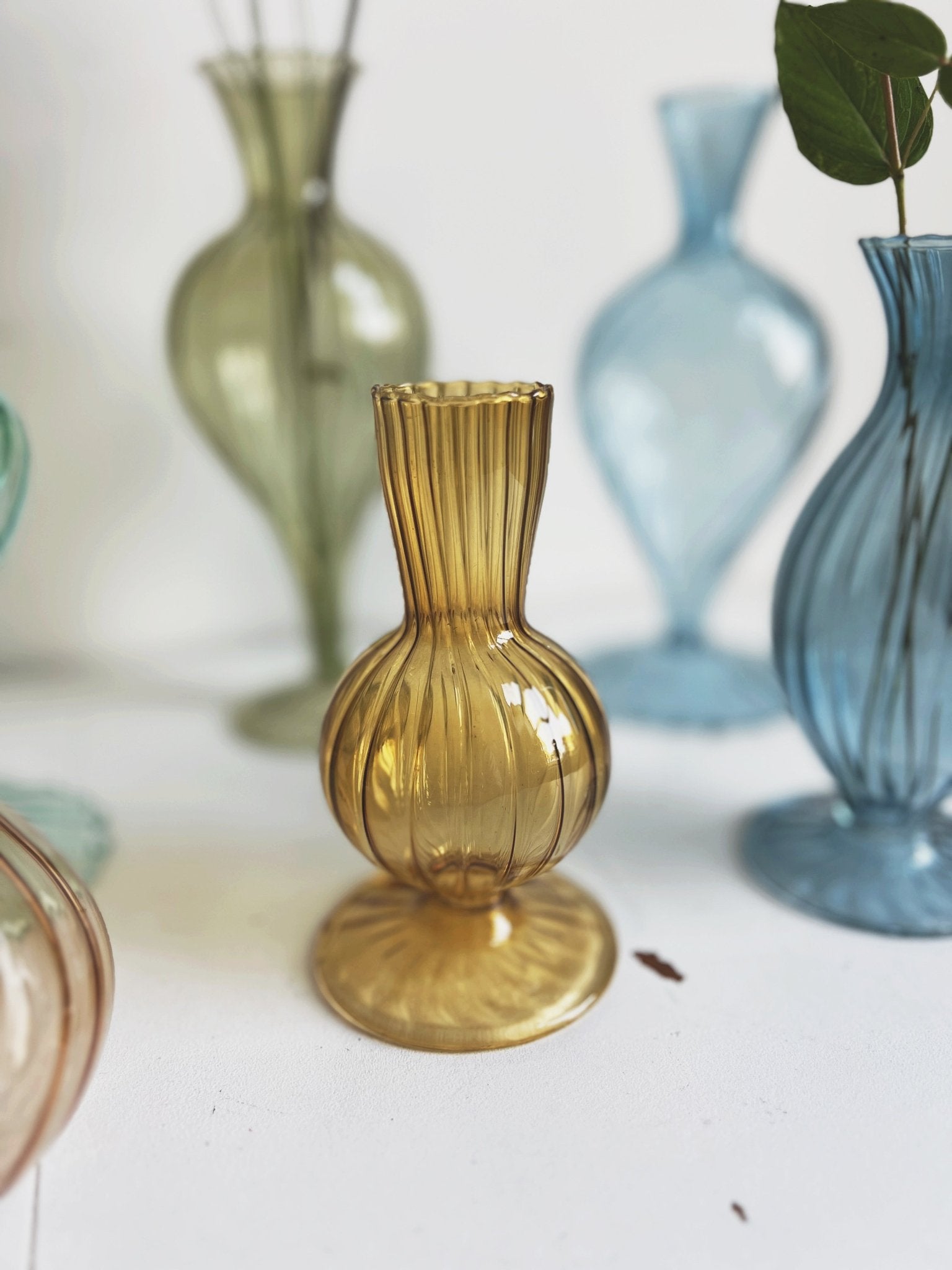 Colored Glass Vase - Spring Sweet