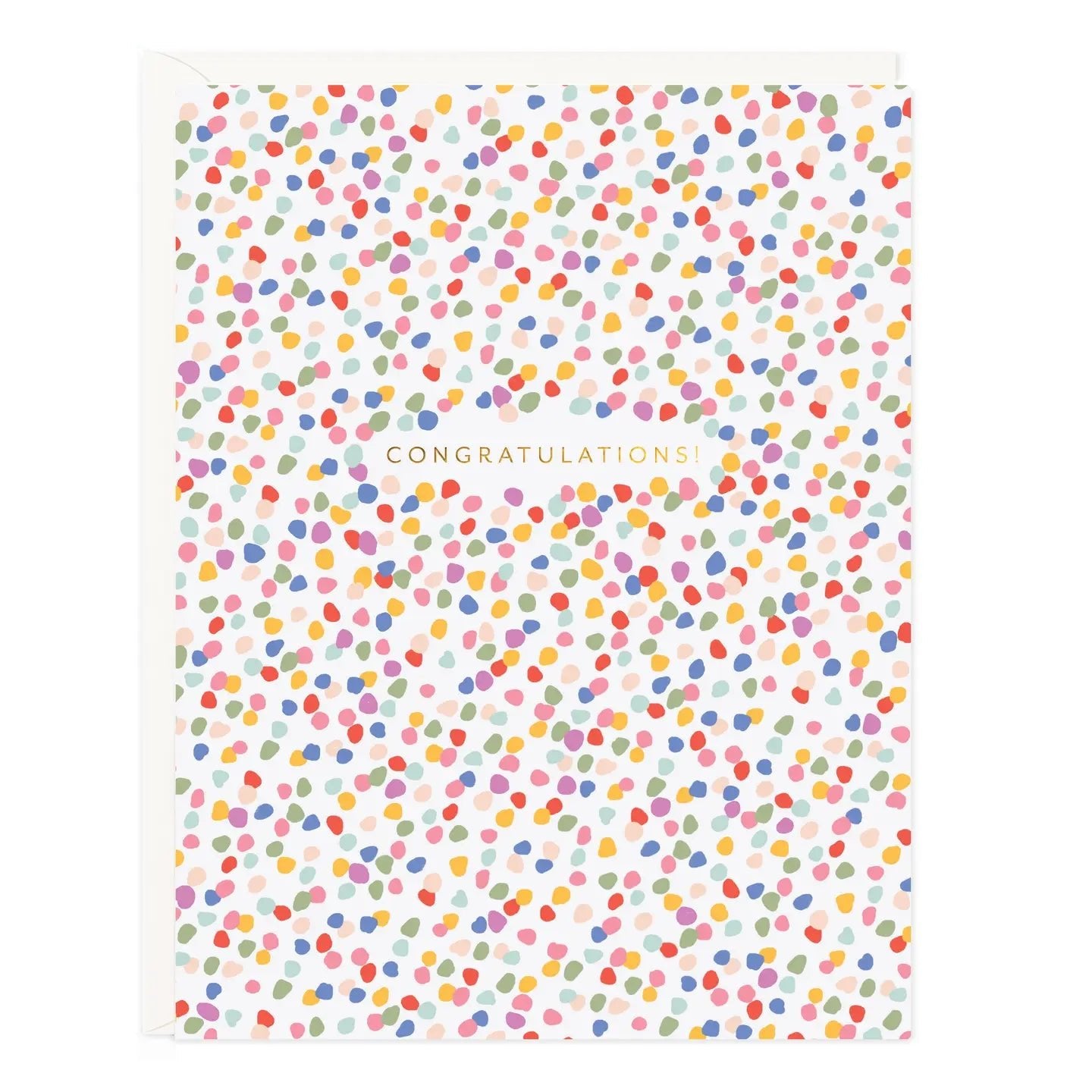 Congrats Dots Card - Spring Sweet