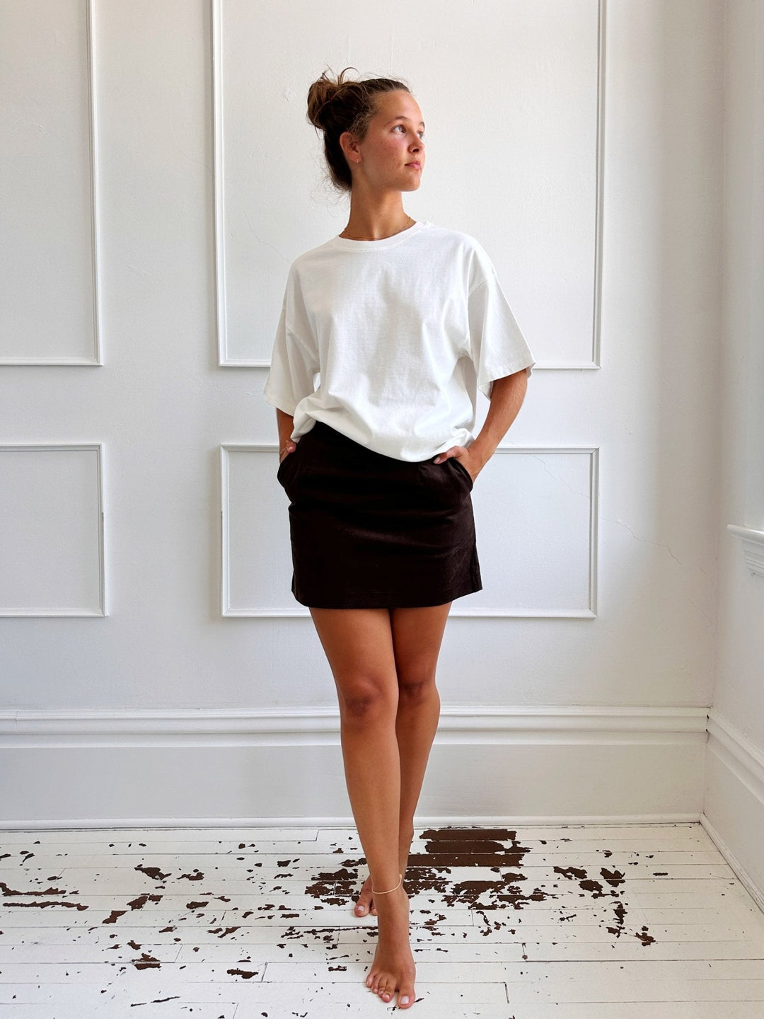 Corduroy Mini Skirt - Spring Sweet