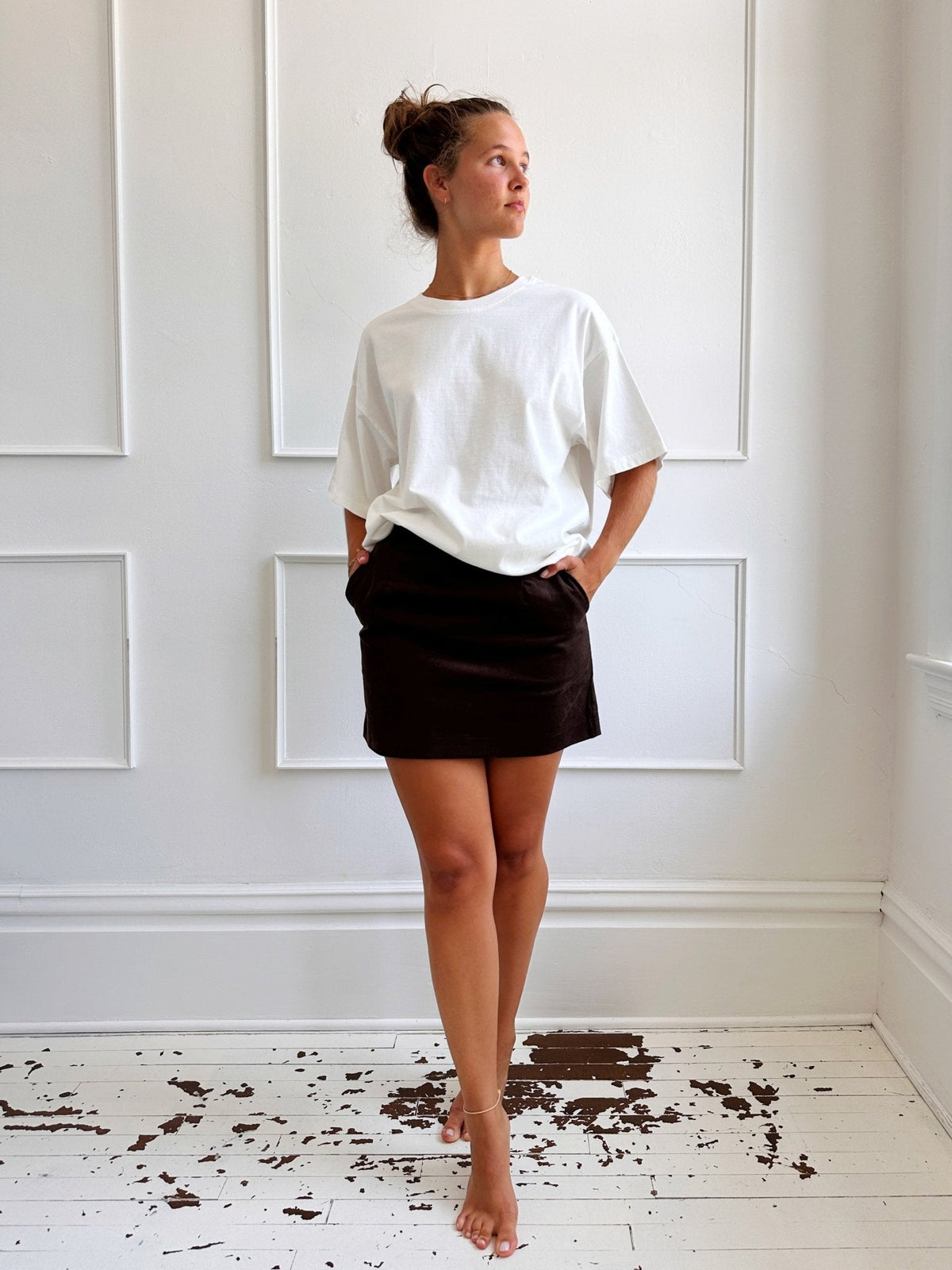 Corduroy Mini Skirt - Spring Sweet