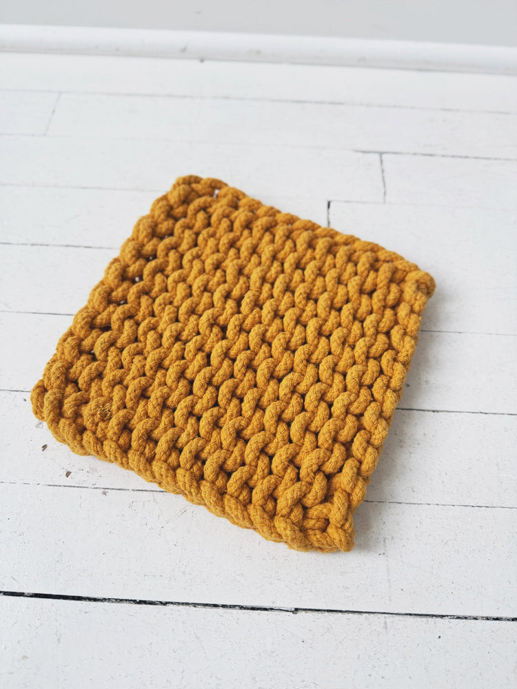 Cotton Crocheted Pot Holder - Spring Sweet