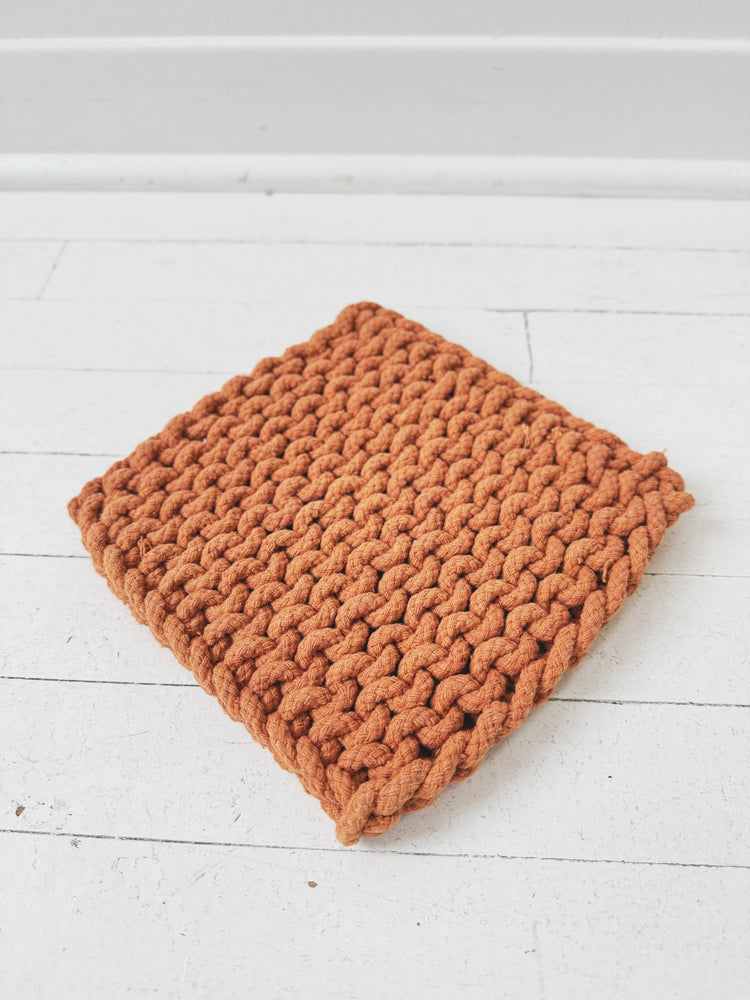 Cotton Crocheted Pot Holder - Spring Sweet