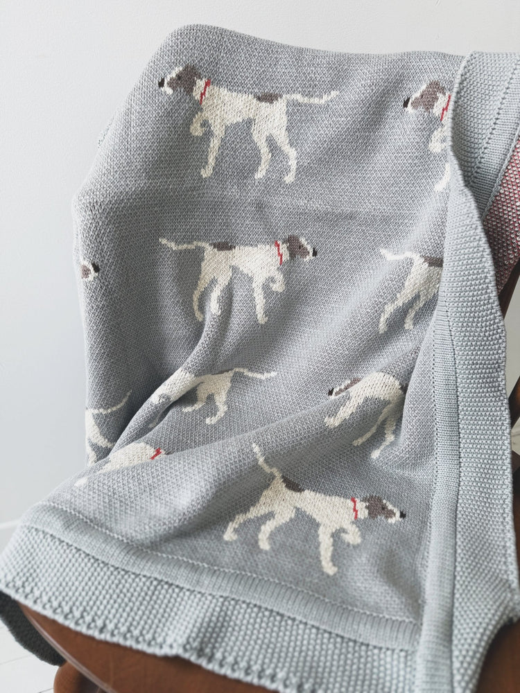 Cotton Knit Baby Blanket - Spring Sweet