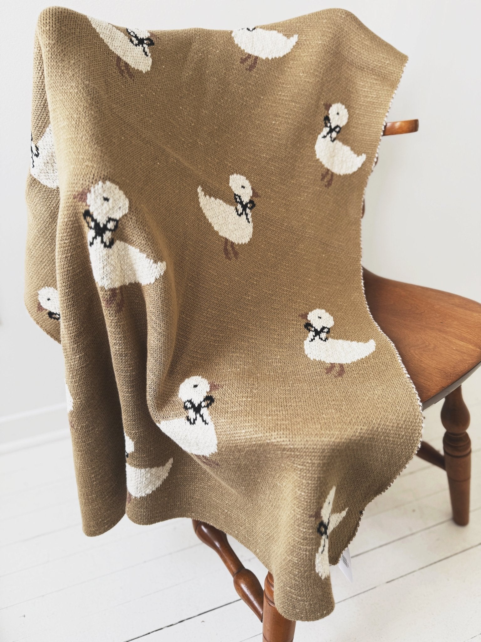 Cotton Knit Baby Blanket - Spring Sweet