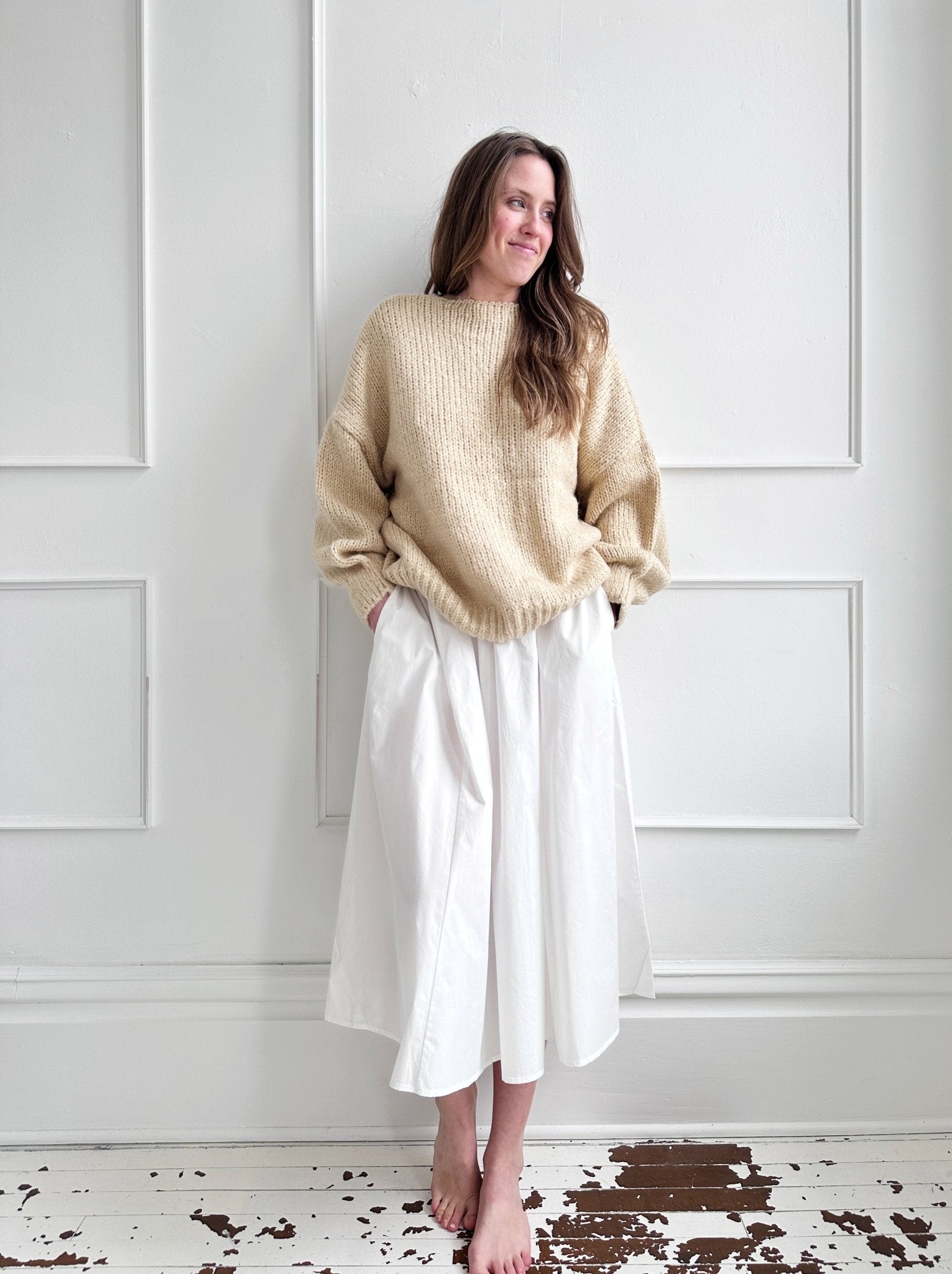 Cotton Midi Skirt - Spring Sweet