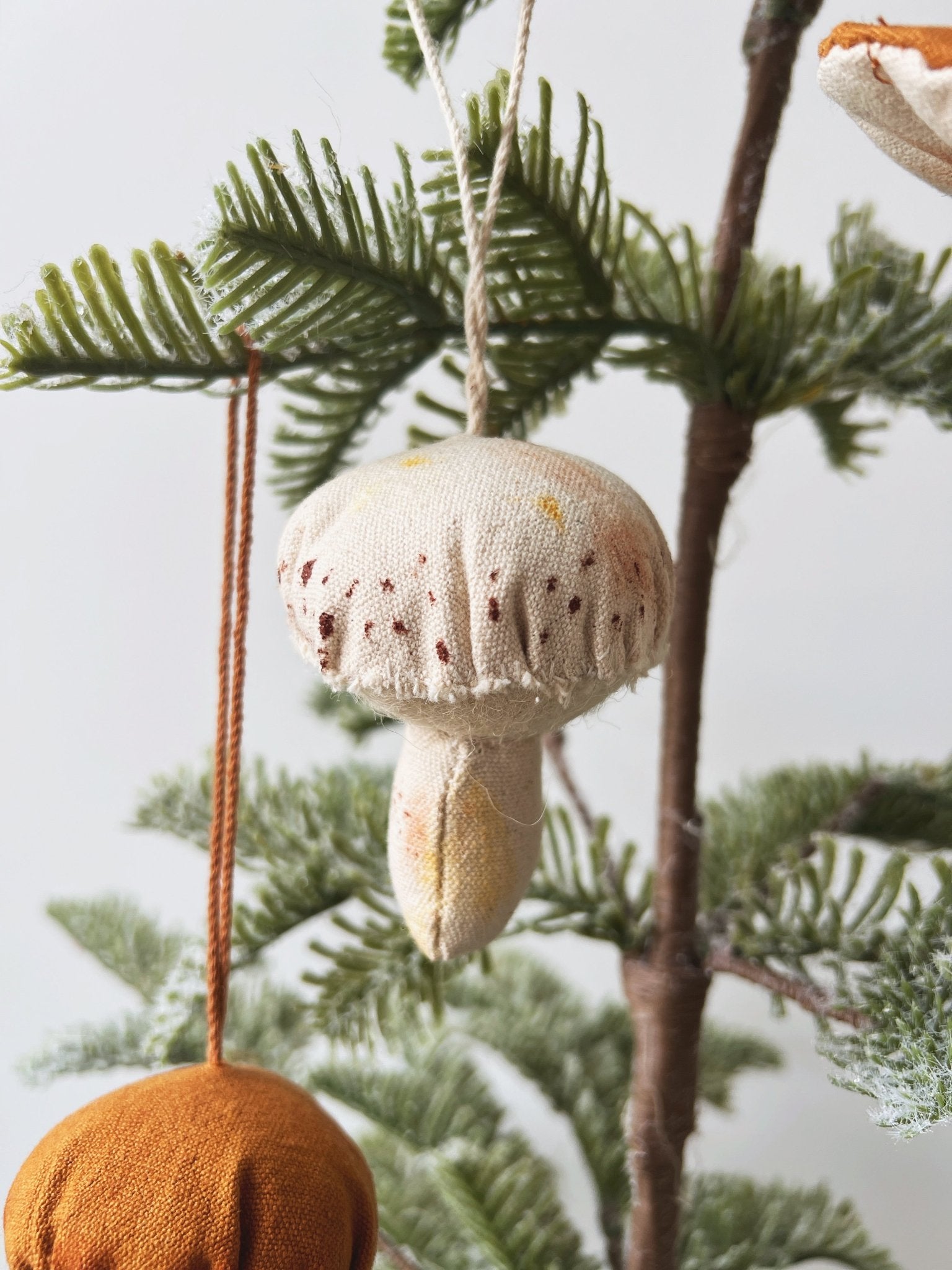 Cotton Mushroom Ornament - Spring Sweet