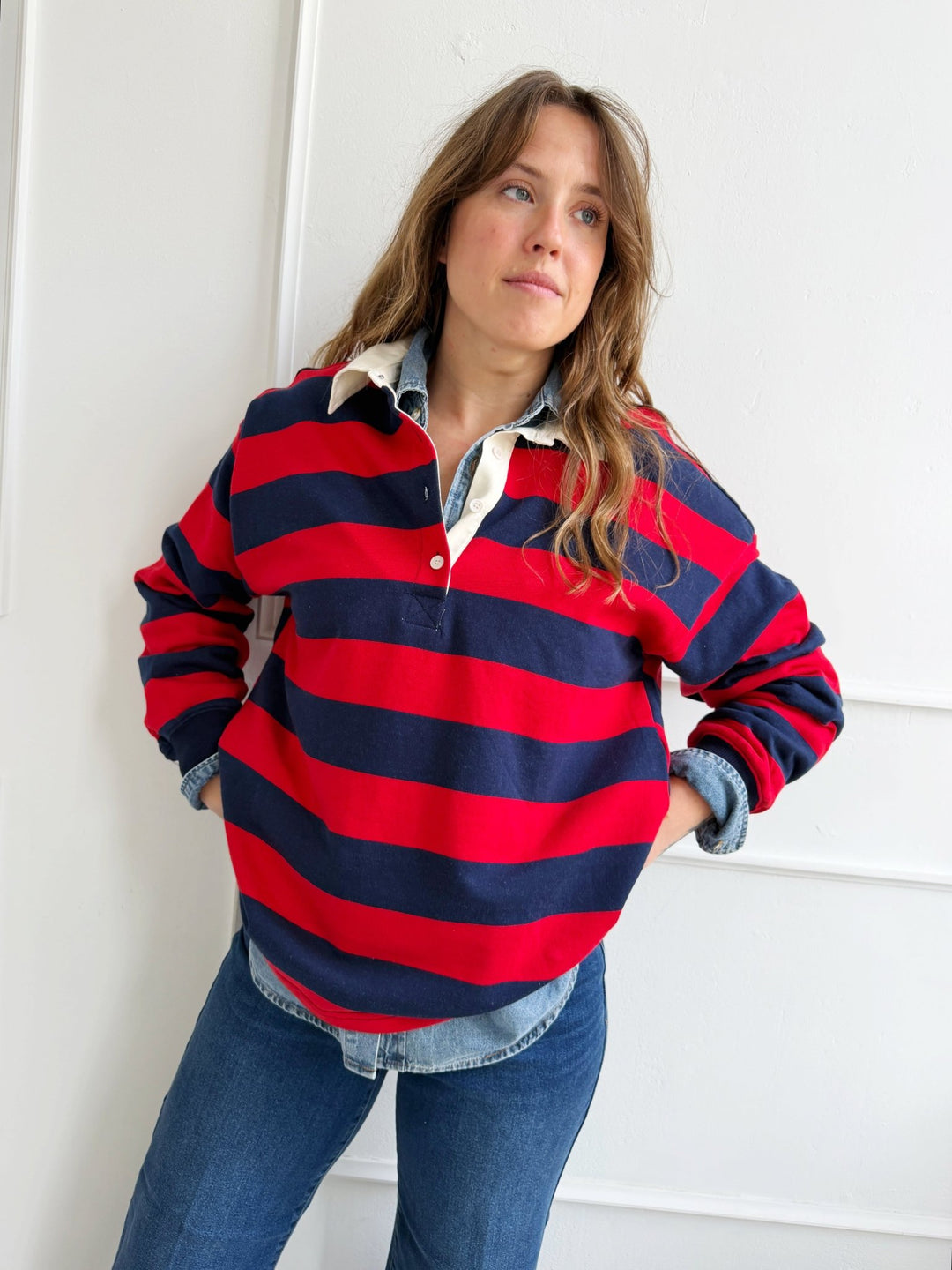 Cotton Rugby Polo - Spring Sweet
