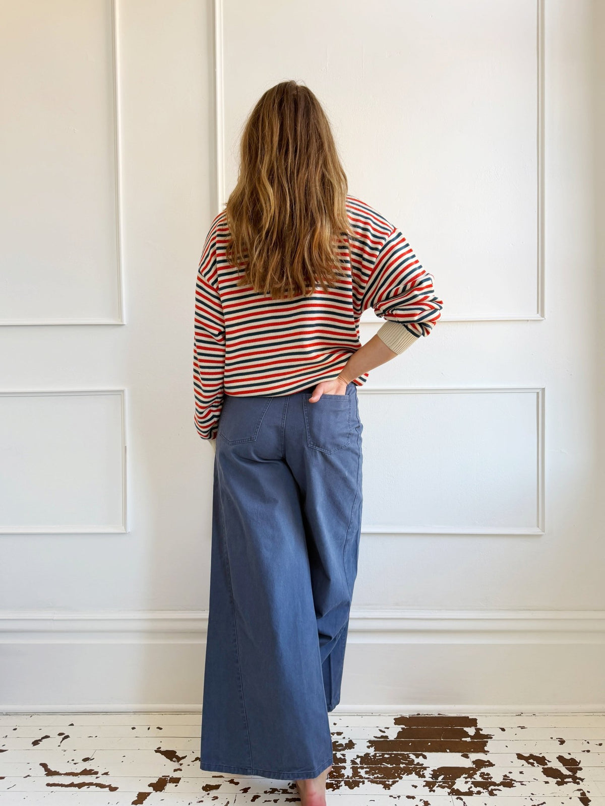Cotton Wide Leg Pants - Spring Sweet