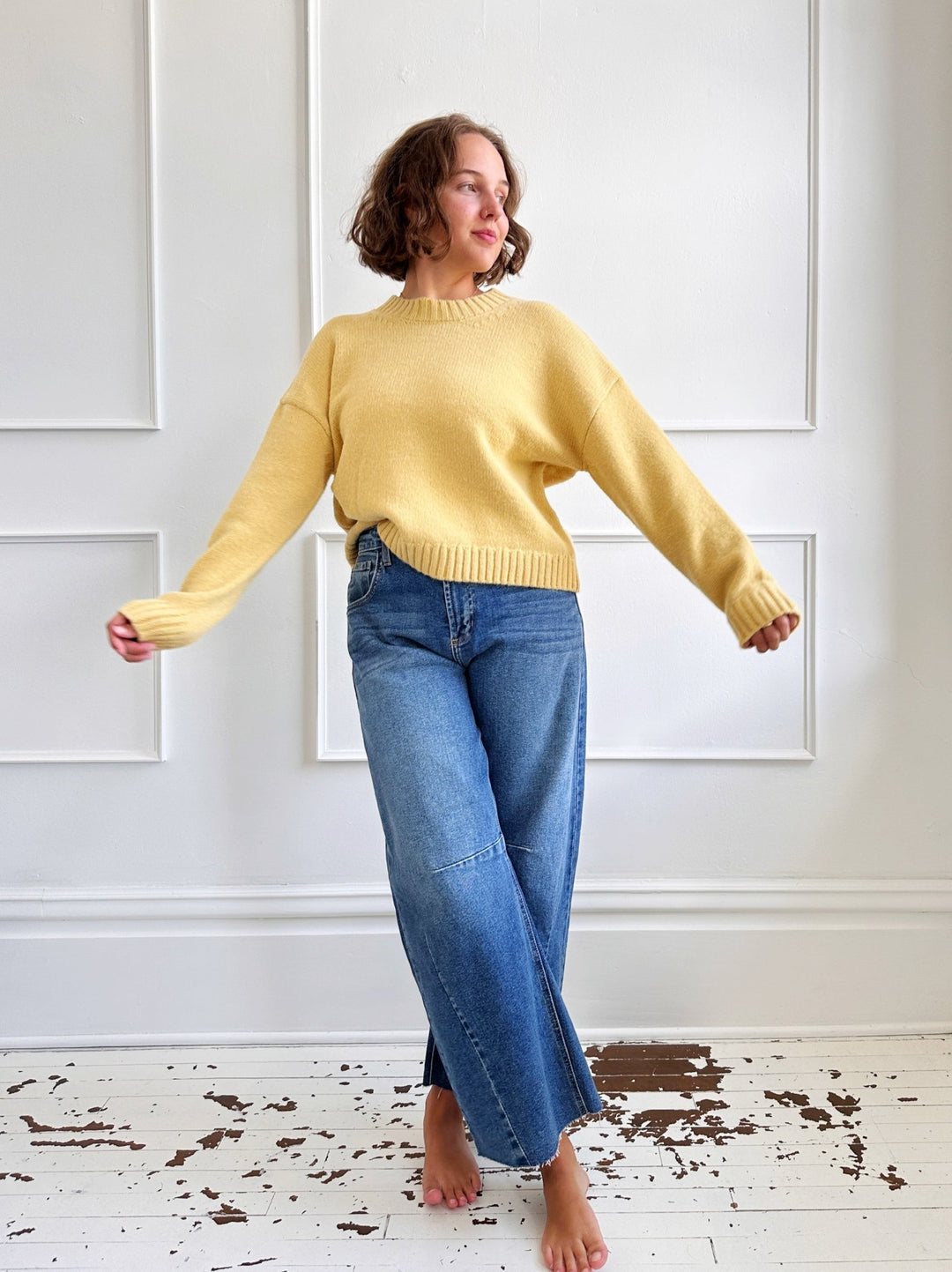 Cozy Pullover Sweater - Spring Sweet