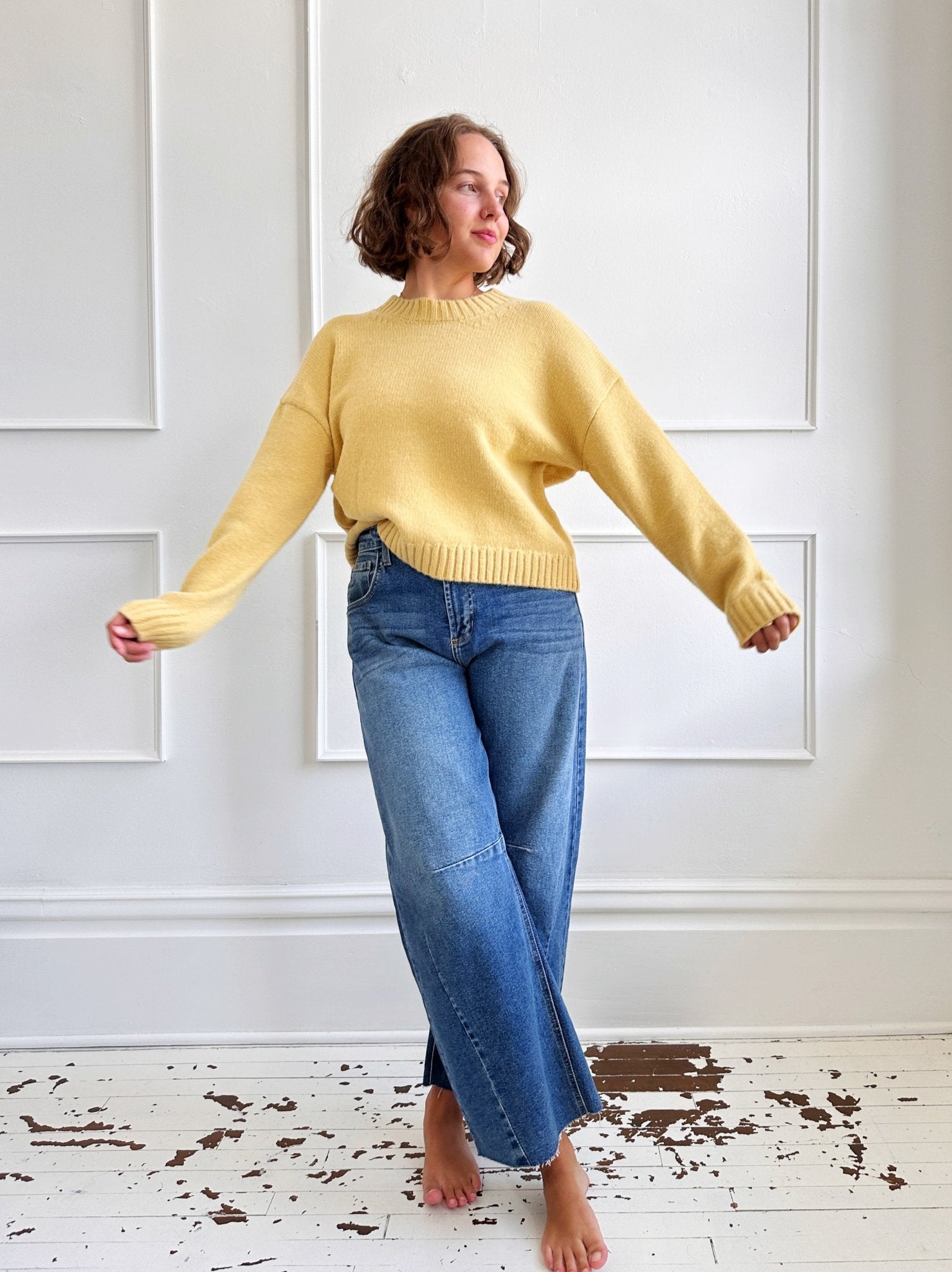 Cozy Pullover Sweater - Spring Sweet