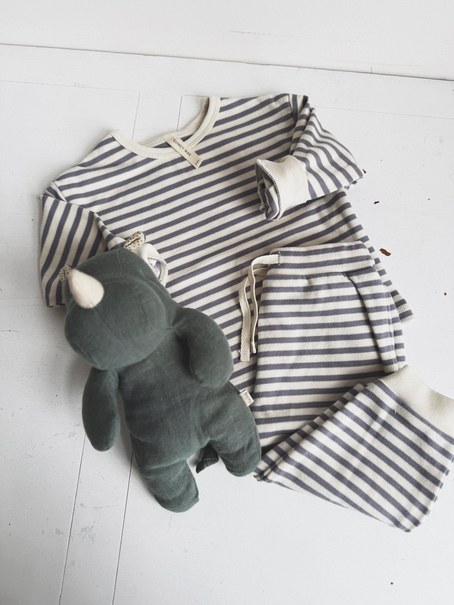 Cozy Stripe Joggers - Spring Sweet