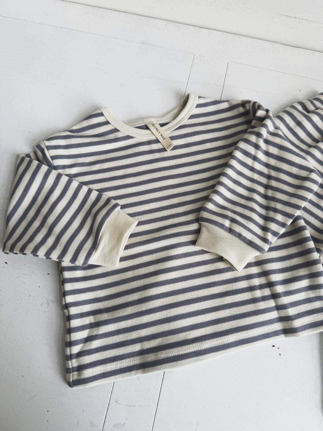 Cozy Stripe Sweatshirt - Spring Sweet
