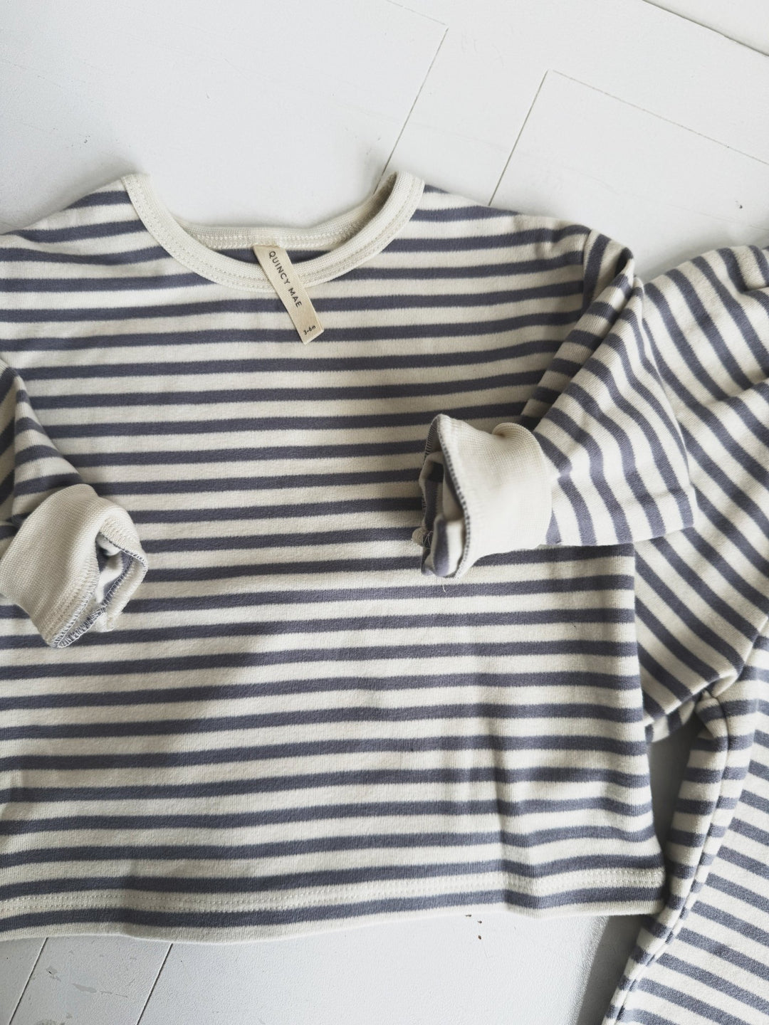 Cozy Stripe Sweatshirt - Spring Sweet