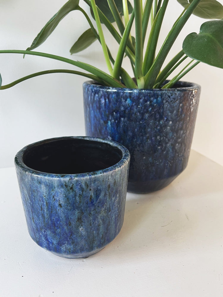 Crackle Glaze Pot - Spring Sweet