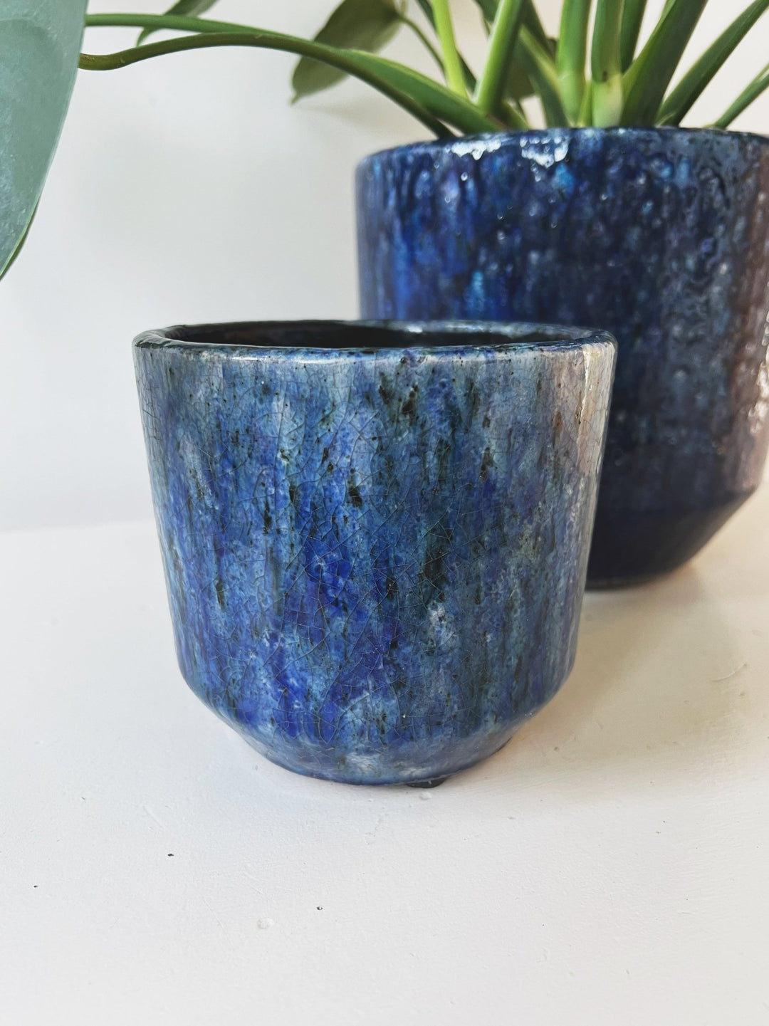 Crackle Glaze Pot - Spring Sweet