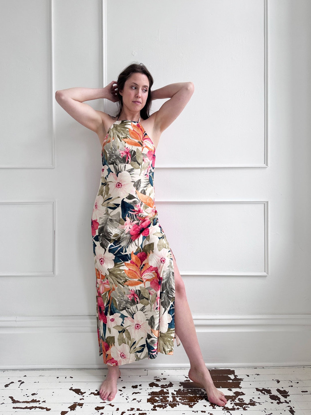 Cross Back Halter Dress - Spring Sweet