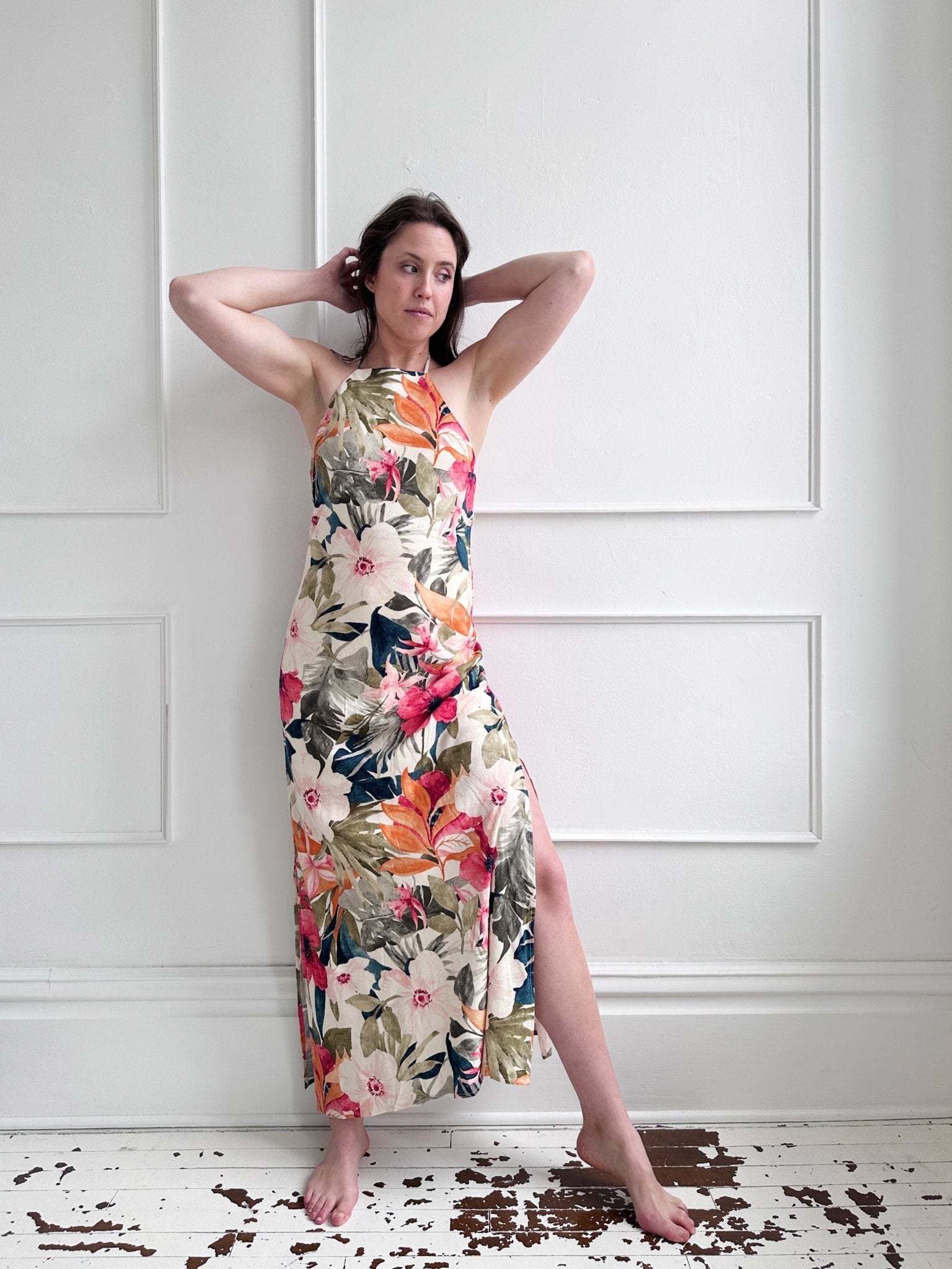 Cross Back Halter Dress - Spring Sweet