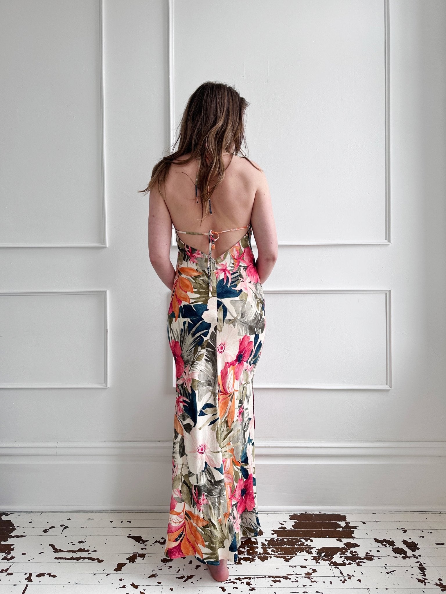 Cross Back Halter Dress - Spring Sweet