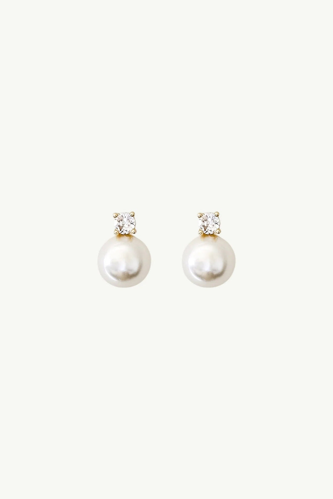 Crystal Pearl Studs - Spring Sweet